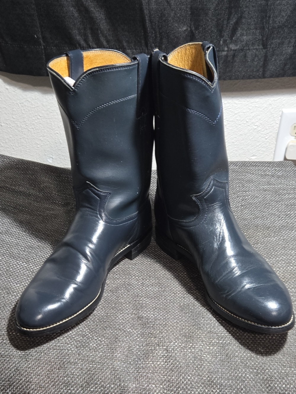 Mens Blue Diamond J justin Ropers - Picture 4 of 7